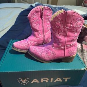 Ariat toddler pink boots